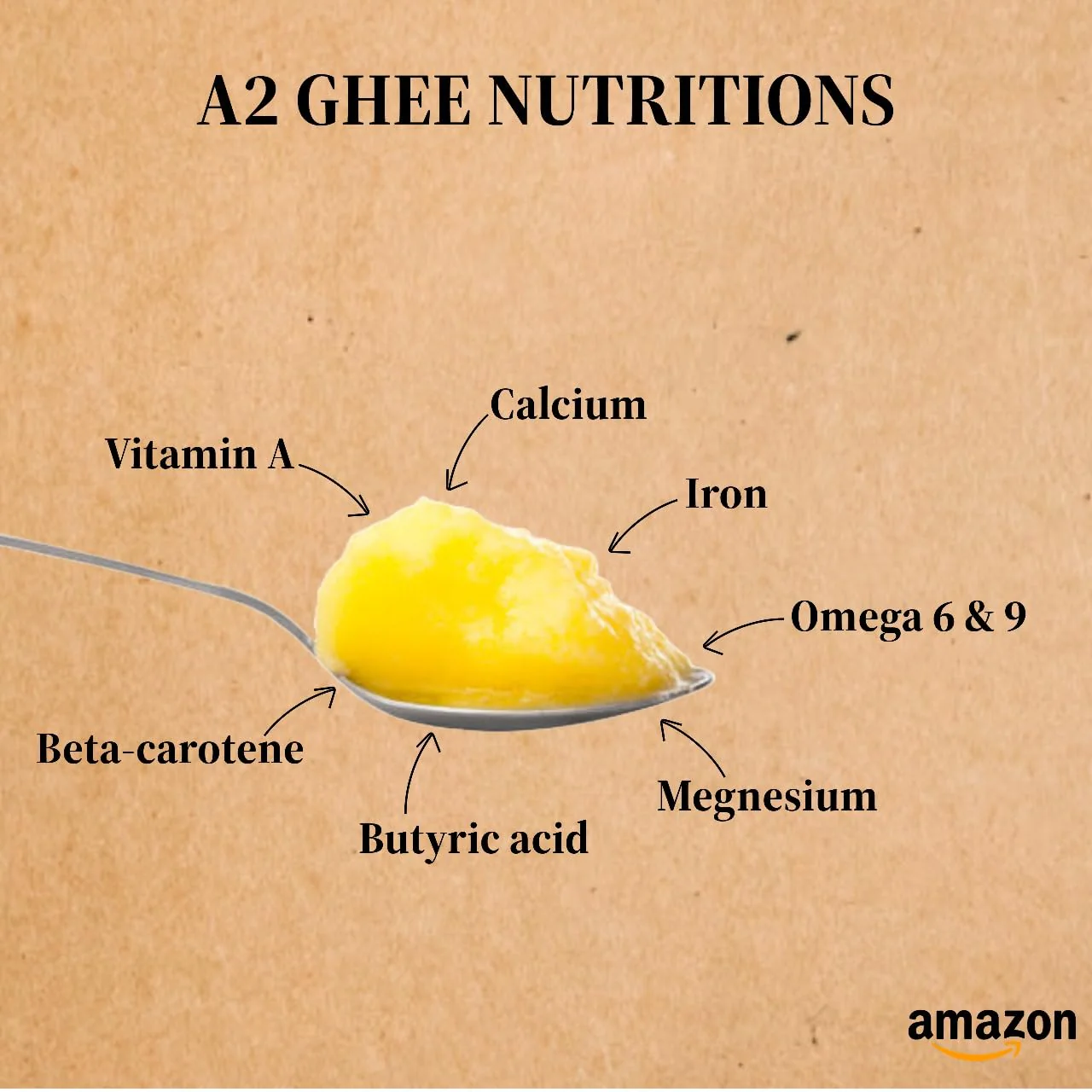 100% Natural A2 Desi Cow Ghee By Purely Desi | Vedic Bilona Method -Traditional Curd Churned Desi Danedar Cow Ghee For Health | (500ml) 16.9 Ounce | Jar Pack - Image 3