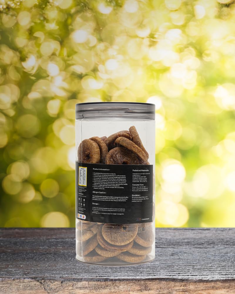 100% Natural Afghani Dried Figs Anjeer By Naturalle True 1kg, (500gm* Pack Of 2) | Soft Dried Afghani Anjeer Jar Pack | Rich Source Of Fibre Calcium & Iron | Low In Calories Fat-free | 35.2 Ounce - Image 5