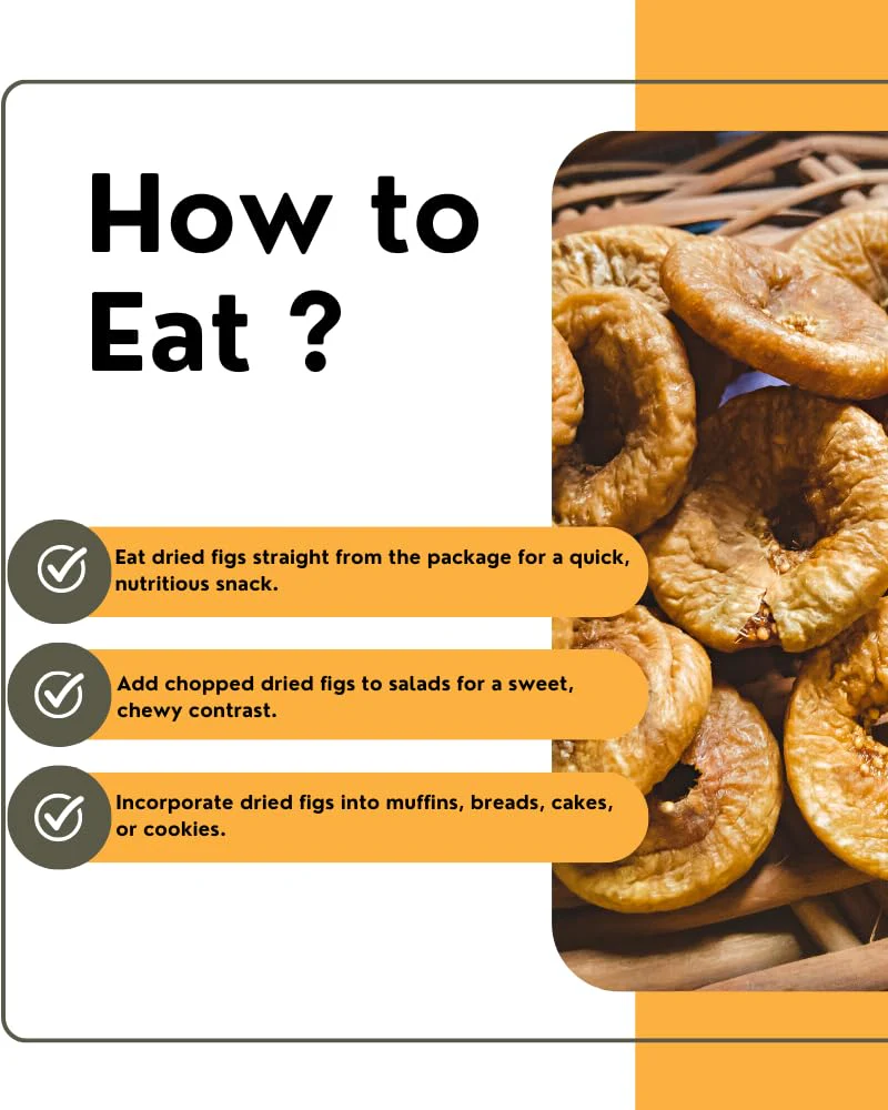 100% Natural Afghani Dried Figs Anjeer By Naturalle True 500gm, | Soft Dried Afghani Anjeer Jar Pack | Rich Source Of Fibre Calcium & Iron | Low In Calories Fat-free | 17.6 Ounce - Image 3