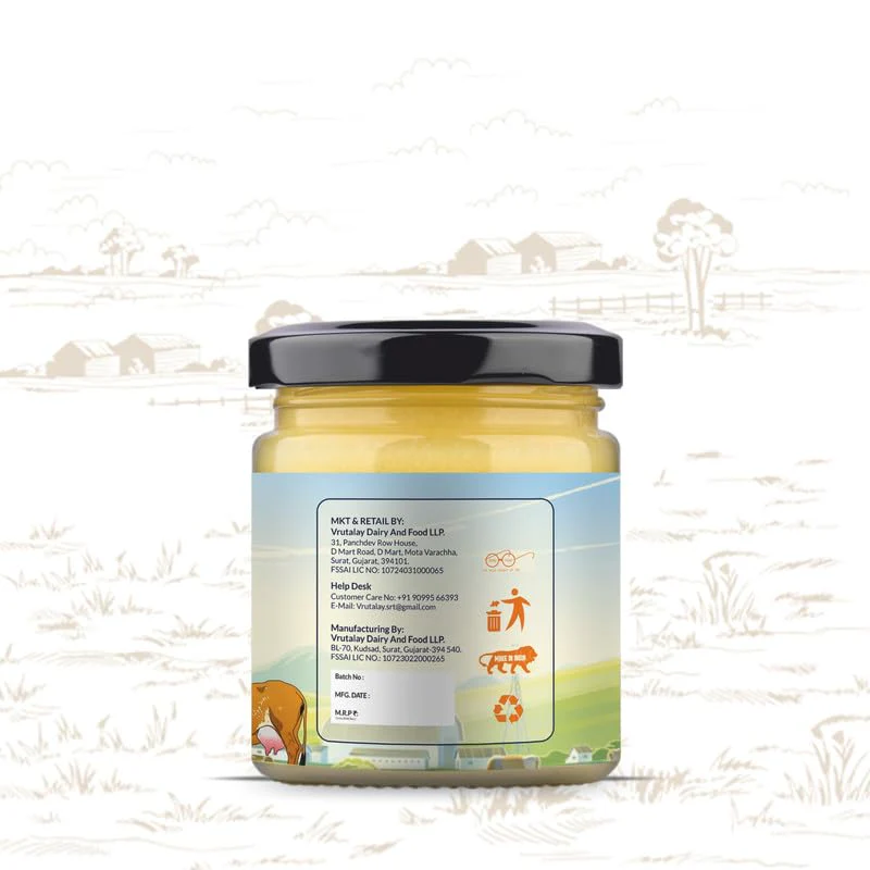 100% Pure A2 Gir Cow Ghee By Netar | Rich In Vitamins A, E Healthy Desi Danedar Ghee For Bakes Cookies | 600ml (100ml * 6) 20.2 Ounce | Jar Pack - Image 2