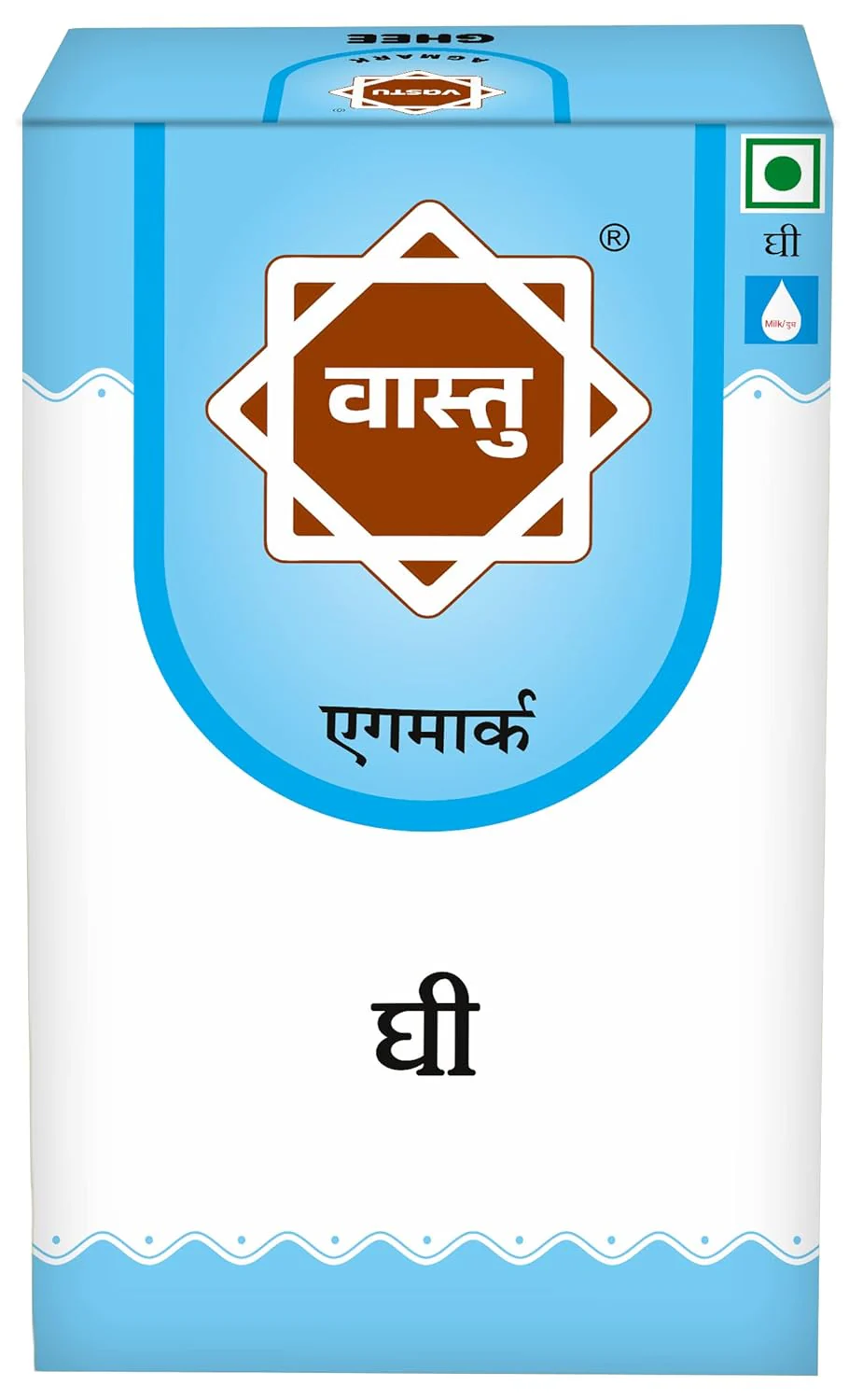 100% Pure Agmark Ghee By Vastu | Rich In Vitamins A, D, E & K Healthy Desi Ghee Good For Diet | (500ml) 16.9 Ounce | Box Pack - Image 2