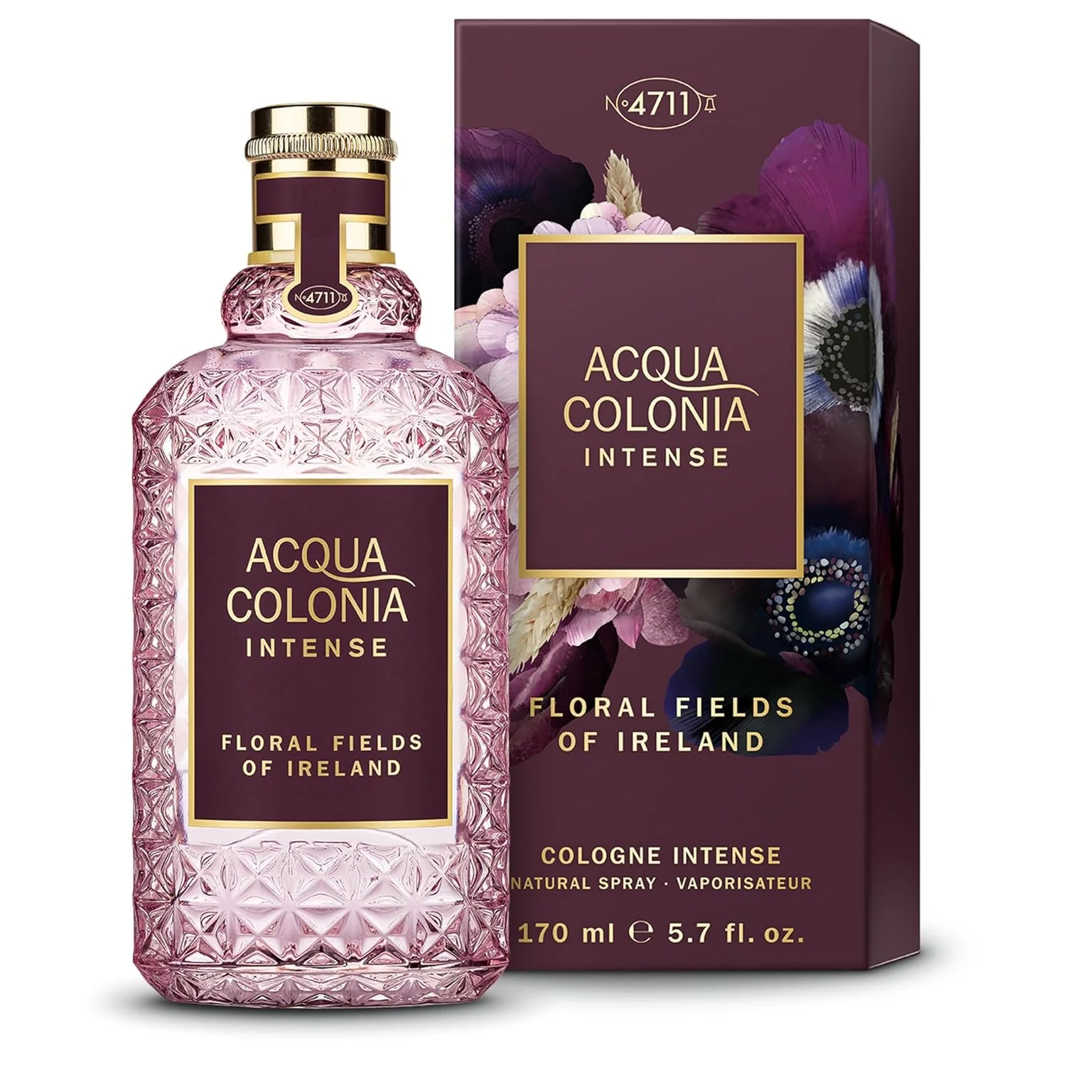 4711 Acqua Colonia Intense Floral Fields Of Ireland Eau De Cologne 170ml 5.7 Fl.oz.| Perfect Gift For Wife | Long Lasting Fragrance - Image 2