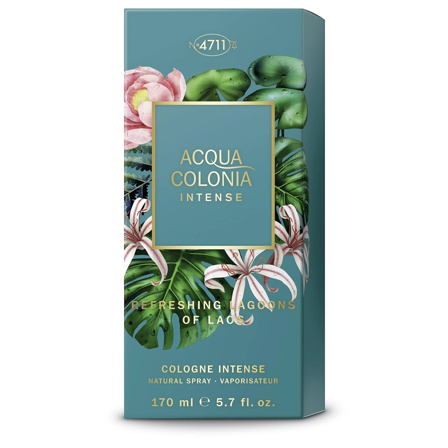 4711 Acqua Colonia Intense Refreshing Lagoons Of Laos Eau De Cologne 170ml 5.7 Fl.oz. | Perfect Birthday Gift For Wife - Image 4