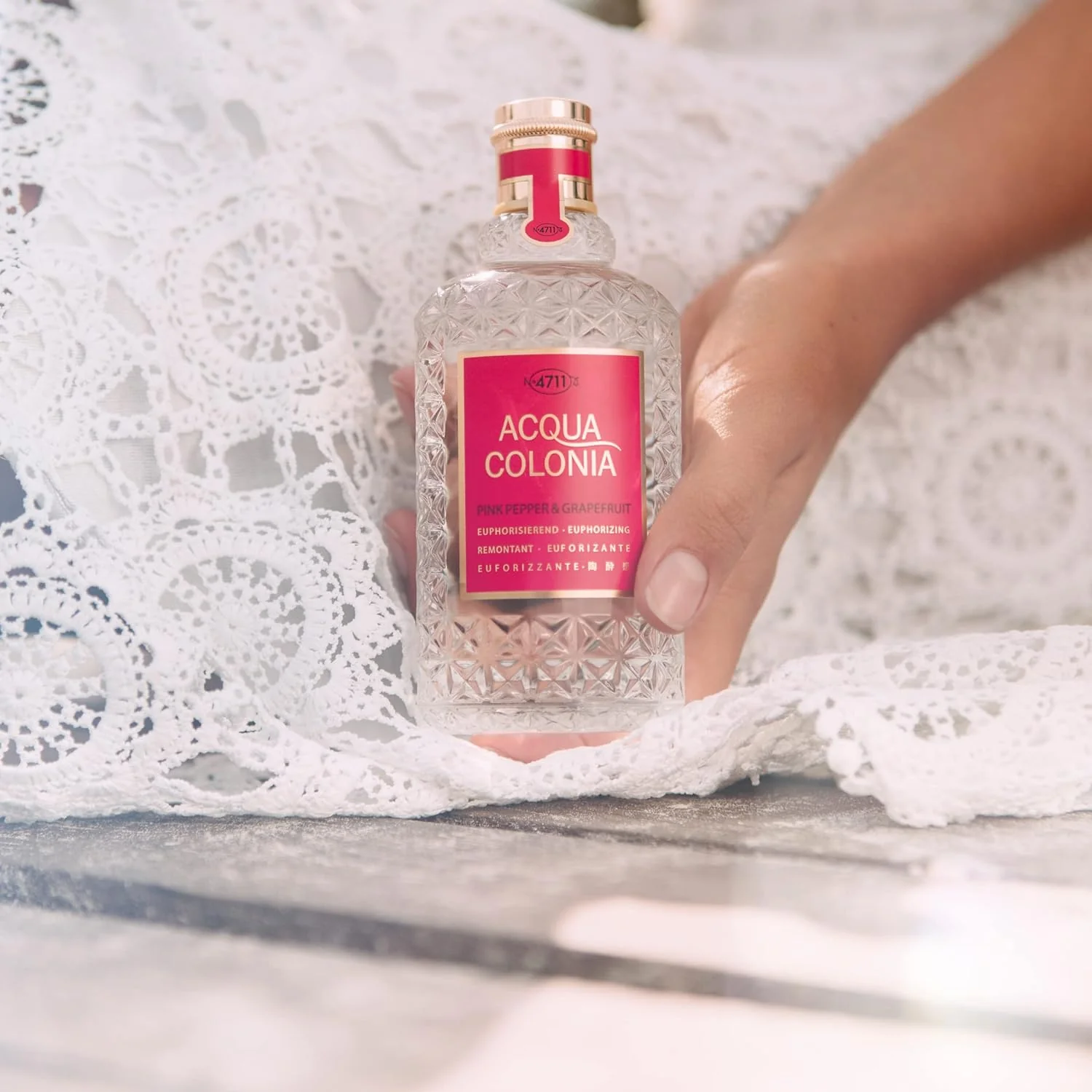 4711 Acqua Colonia Pink Pepper & Grapefruit Eau De Cologne 50ml 1.6 Fl.oz. | Long Lasting Fragrance For Unisex - Image 5