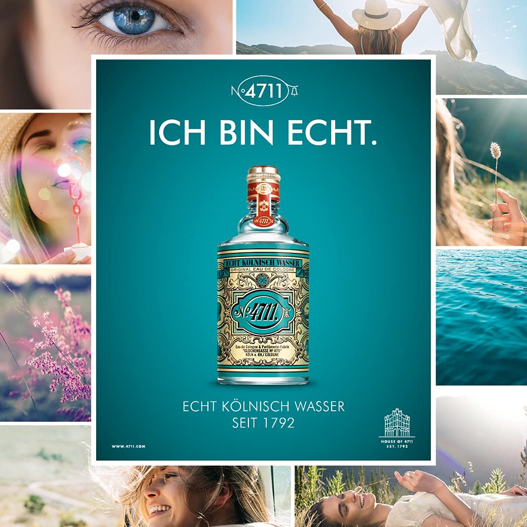 4711 Echt Kolniscs Wasser Original Eau De Cologne 200ml 6.7 Fl.oz. | Perfect Long Lasting Fragrance For Unisex - Image 3