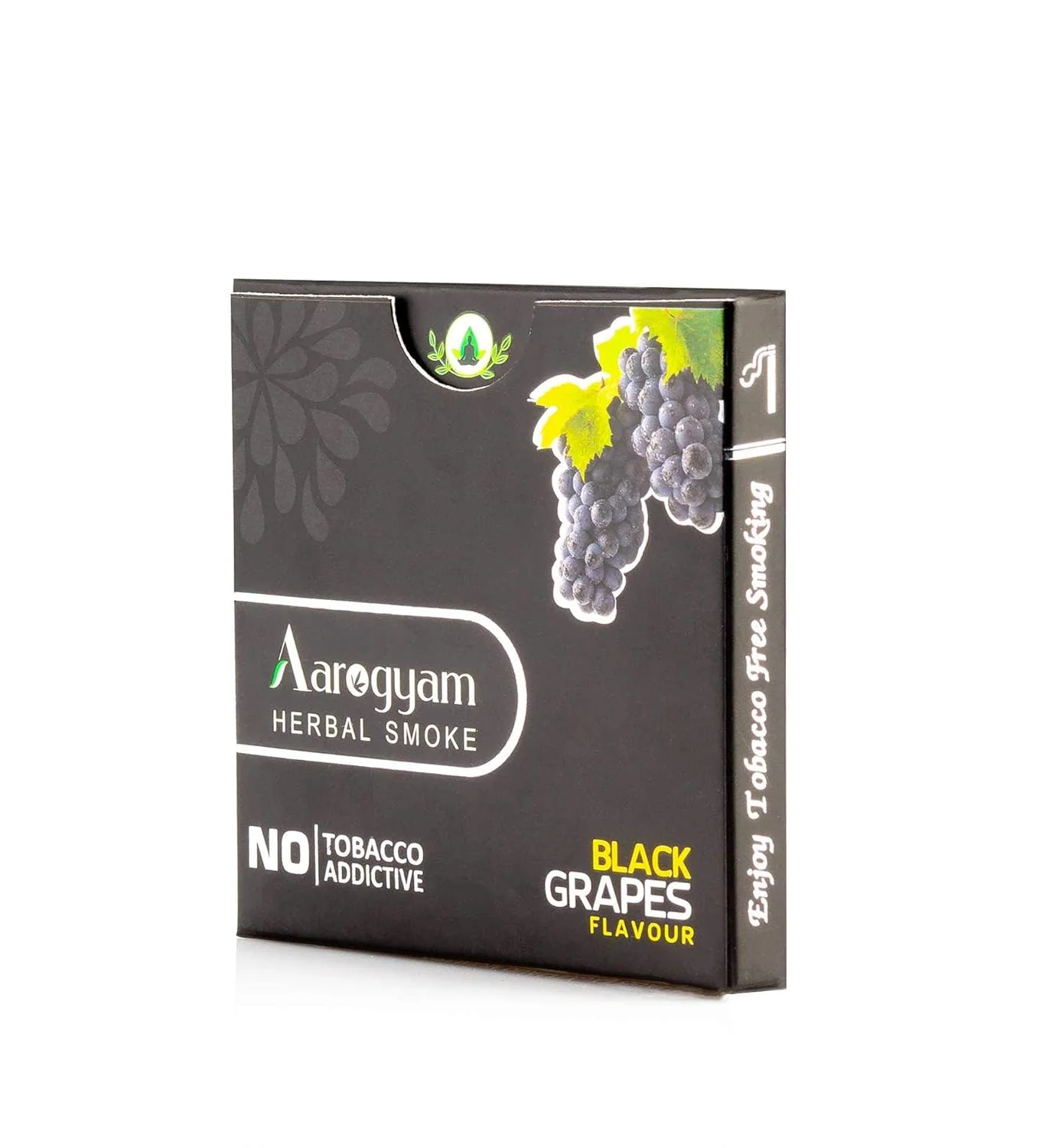 Aarogyam Herbals 100% Tobacco & Nicotine Free Cigarette For Relieve Stress & Mood Enhance Product For Smokers - 10 Sticks In Each Packet (Black Grapes Flavour, Pack Of 1) - Image 2