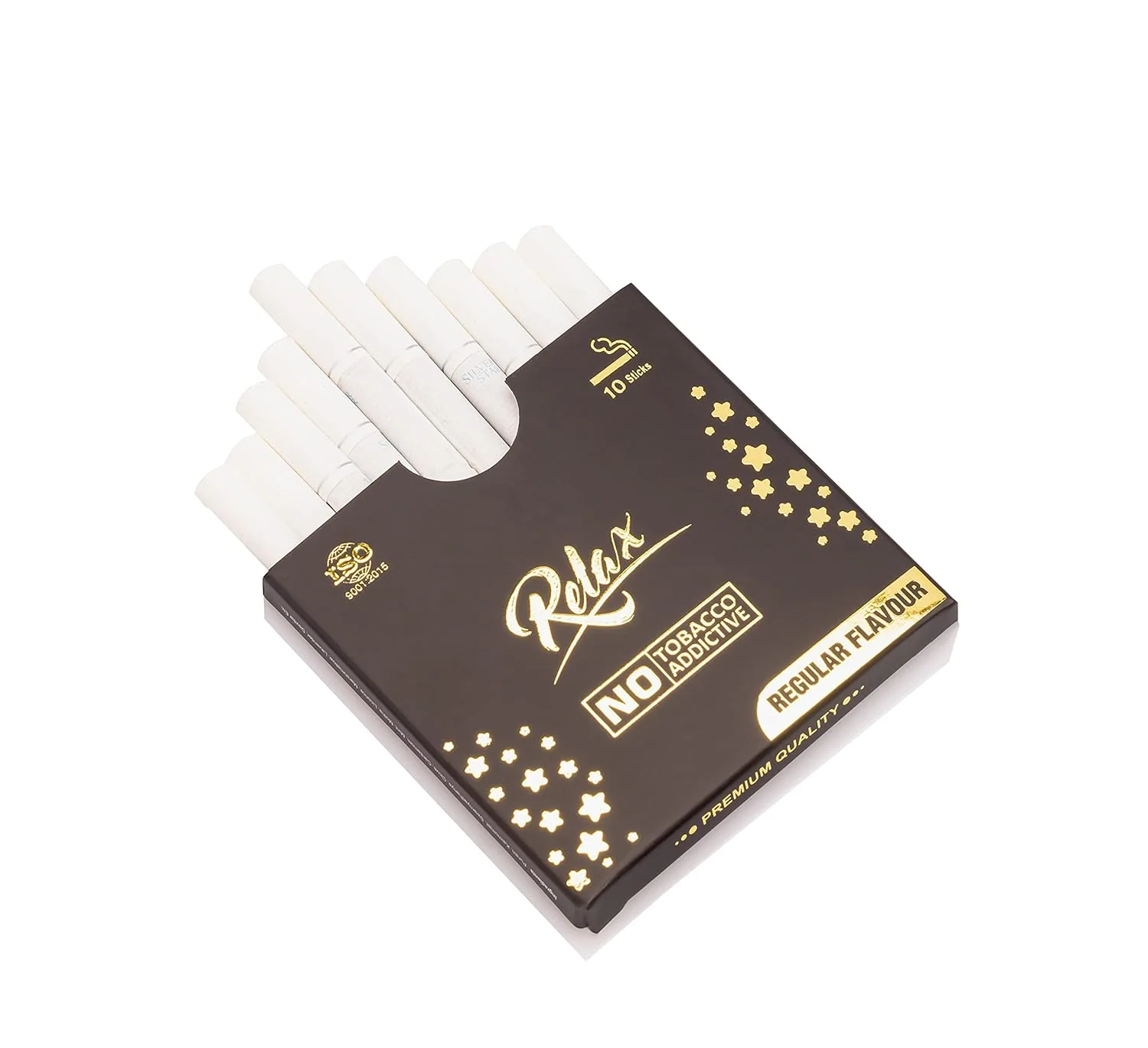 Aarogyam Herbals 100% Tobacco & Nicotine Free Cigarette For Relieve Stress & Mood Enhance Product For Smokers - 10 Sticks In Each Packet (Relax Regular Flavour Pack Of 10) - Image 4