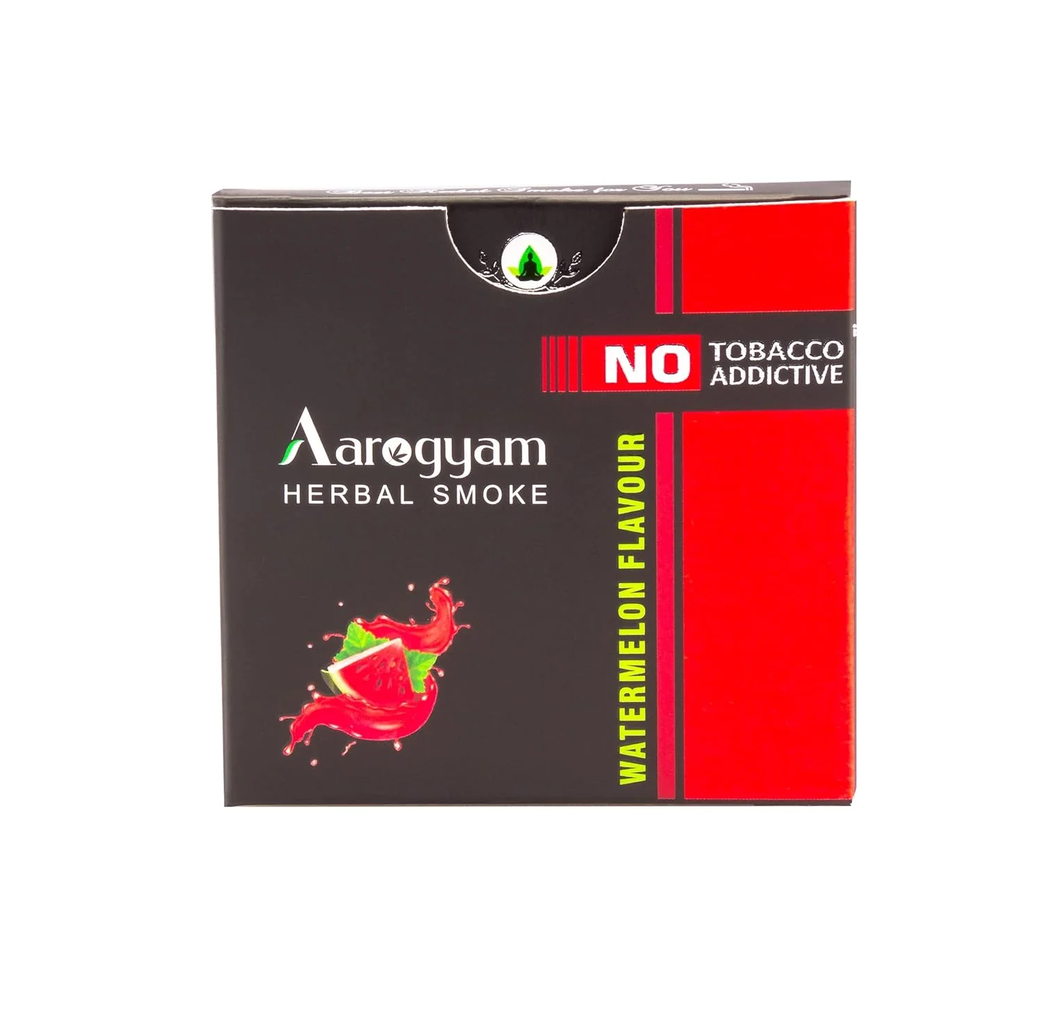 Aarogyam Herbals 100% Tobacco & Nicotine Free Cigarette For Relieve Stress & Mood Enhance Product For Smokers - 10 Sticks In Each Packet Watermelon Flavour Pack Of 2 - Image 4