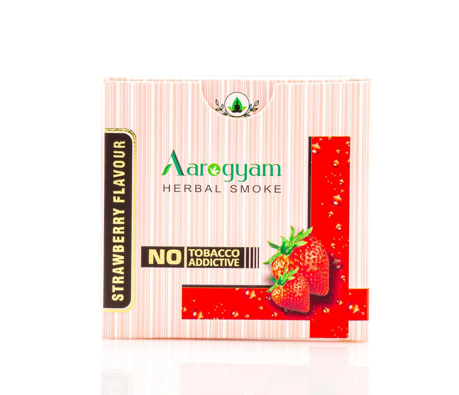 Aarogyam Herbals 100% Tobacco & Nicotine Free Flavoured Cigarette - 10 Sticks In Each Packet Strawberry Flavour 2 Packets - Image 3