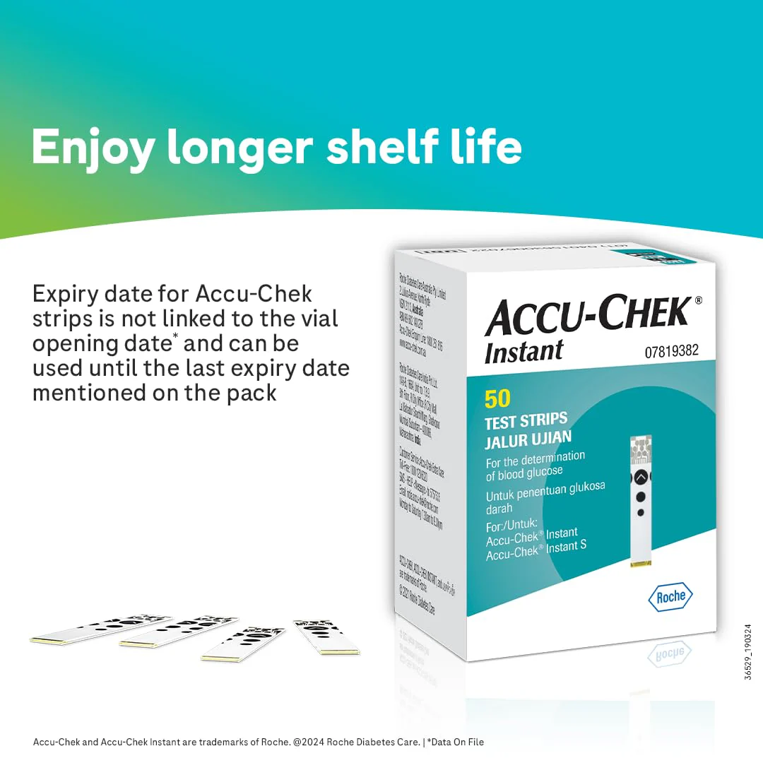 Accu-Chek Instant S Blood Glucose Glucometer Kit with Vial of (10 Strips) 10 Lancets and a Lancing device FREE for Accurate Blood Sugar Testing - Image 5