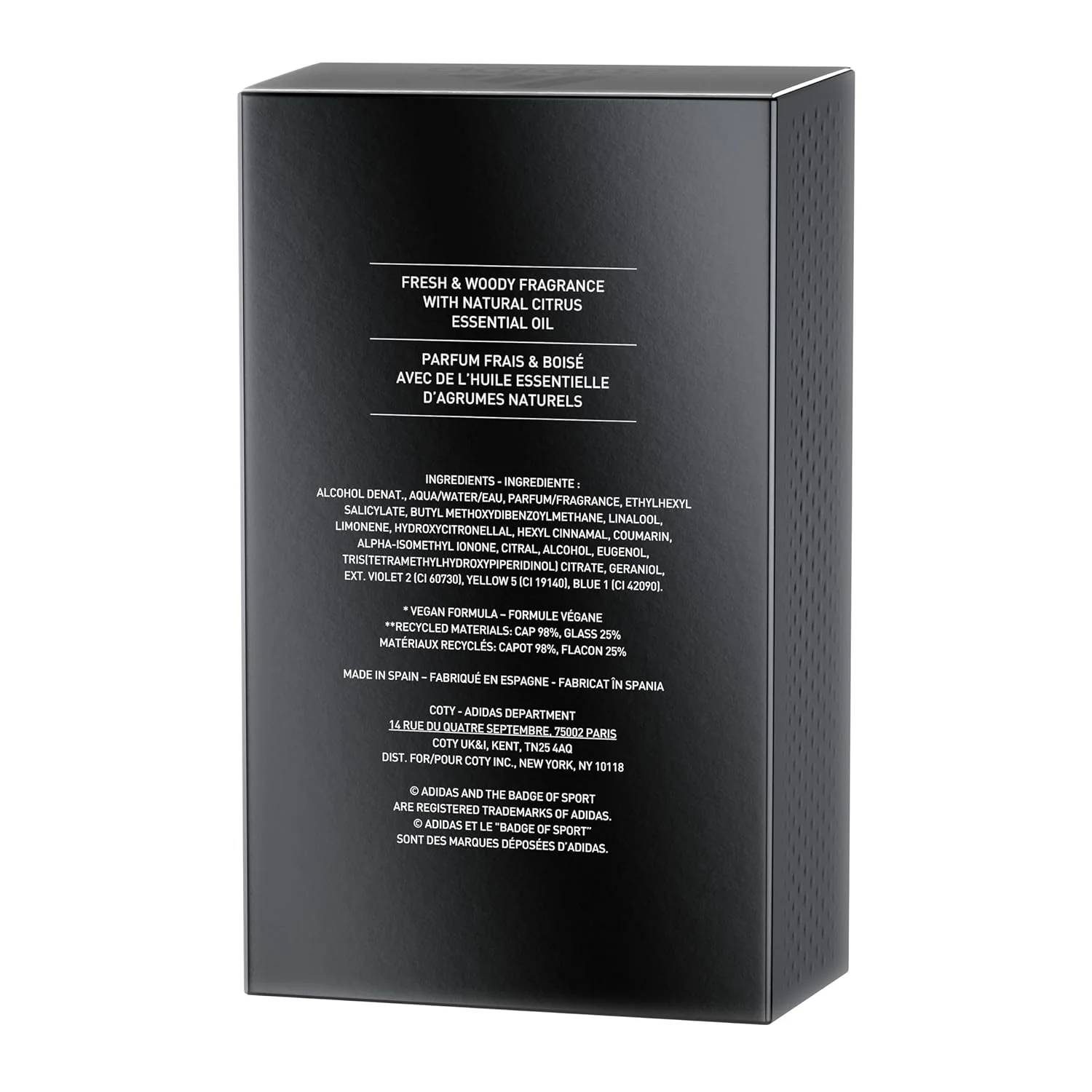 Adidas Dynamic Pulse Eau De Toilette Spray 100ml 3.4 Fl.oz. Long Lasting | Masculine Fragrance - Image 3