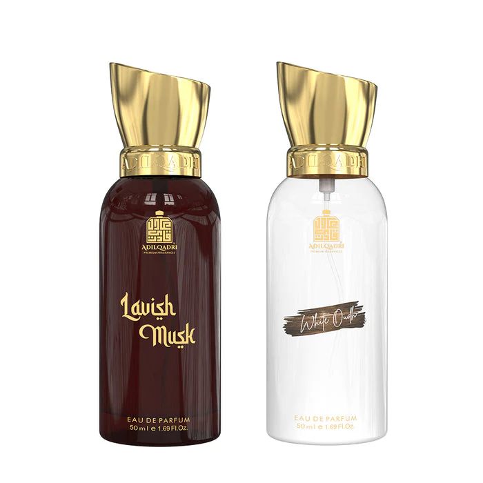 ADILQADRI LAVISH MUSK, WHITE OUDH ATTAR | MUSKY, STRONG MASCULINE SCENT | LONG LASTING ALCOHOL-FREE ROLL-ON ATTAR FOR MEN & WOMEN | 50ML 1.6 FL.OZ. EACH PACK OF 2 - Image 3