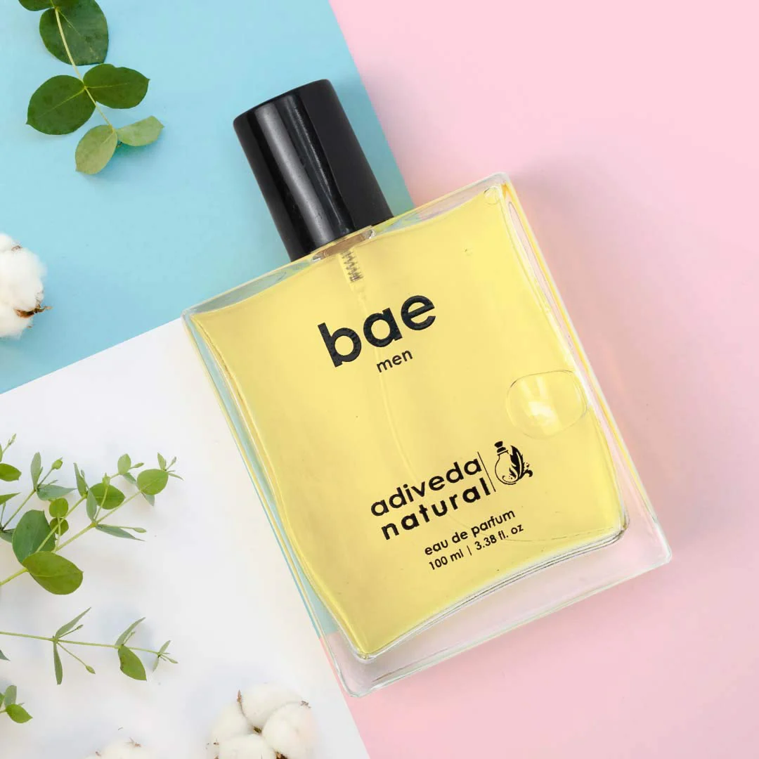 Adiveda Natural Bae Men Eau De Parfum | Woody Musky Perfume 100ml 3.38 Fl.oz. | Long Lasting Unique Fragrance - Image 3
