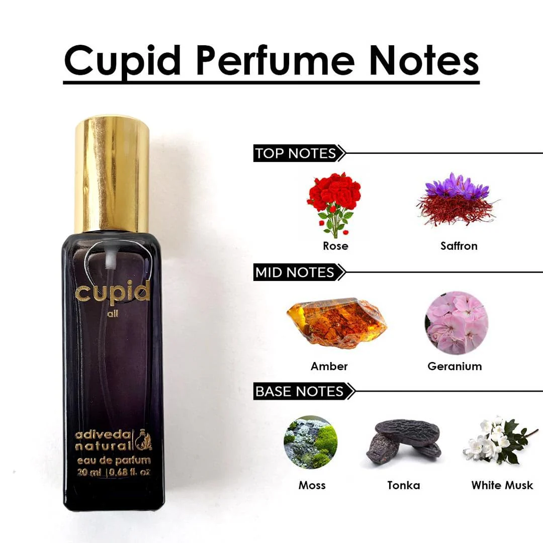 Adiveda Natural Cupid & Revive Eau De Parfum Each 20ml 0.68 Fl.oz. White Oud , Woody & Musky Unisex Pocket Perfume For All  Combo Of 2 - Image 3