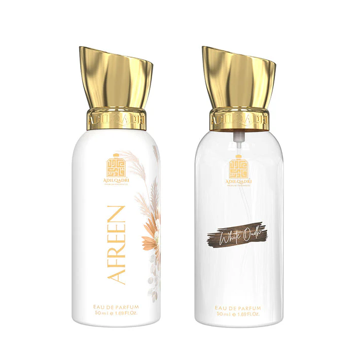 AFREEN AND WHITE OUDH PREMIUM PERFUME SPRAY 50ML 1.6 FL.OZ. EACH X 2  | LONG LASTING & UNISEX FRAGRANCE - Image 3
