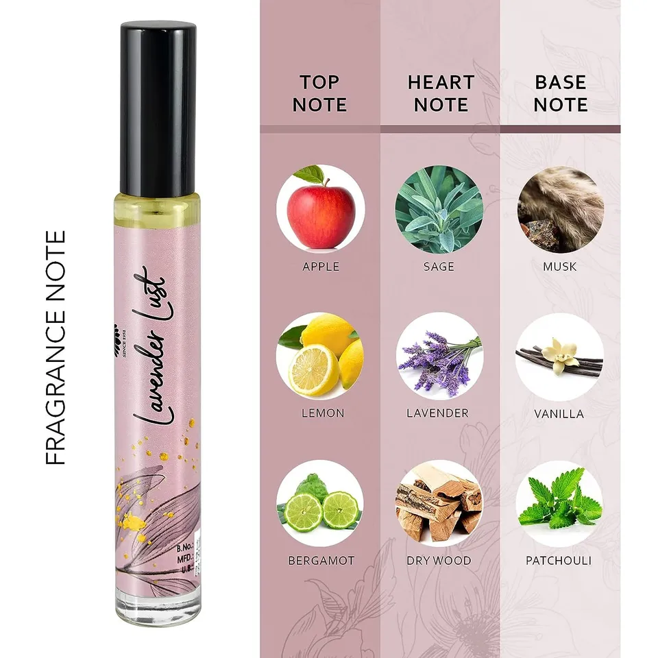 Ajaml Artisan Lavender Lust Long-lasting Concentrated Perfume Roll-on 10ml 0.3 Fl.oz. | Gift For Women - Image 3