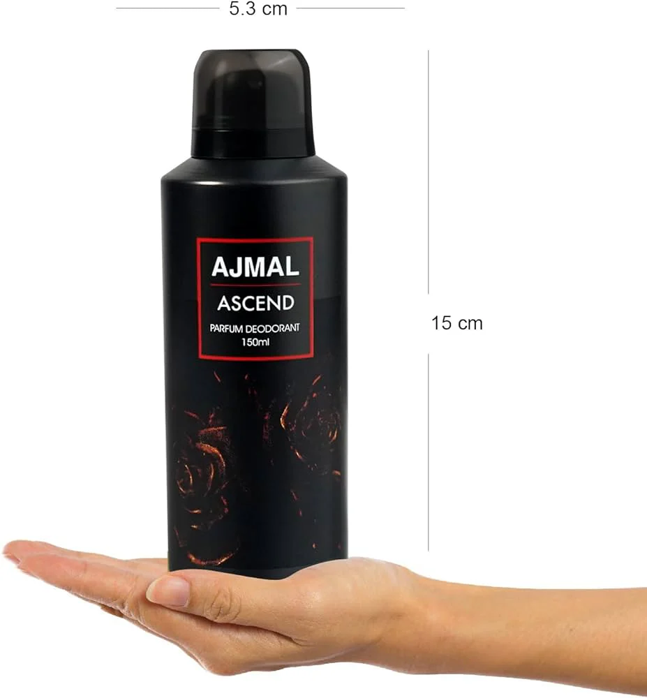 Ajmal Aretha Eau De Parfum 50ml 1.6 Fl.oz. & Ascend Deodorant 150ml 5 Fl.oz. | Office Wear Gift For Man And Women - Image 2