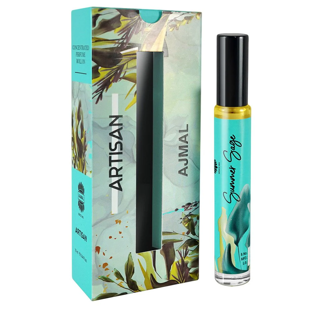 Ajmal Artisan Summer Sage Concentrated Perfume 10ml 0.3 Fl.oz. Gift For Men & Women Alcohol Free - Image 2