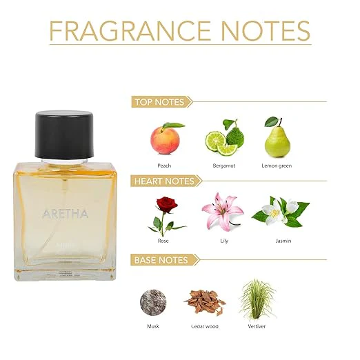 Ajmal Ascend For Men & Aretha For Women Eau De Parfum 50ml 1.6 Fl.oz. Each Pack Of 2 - Image 4