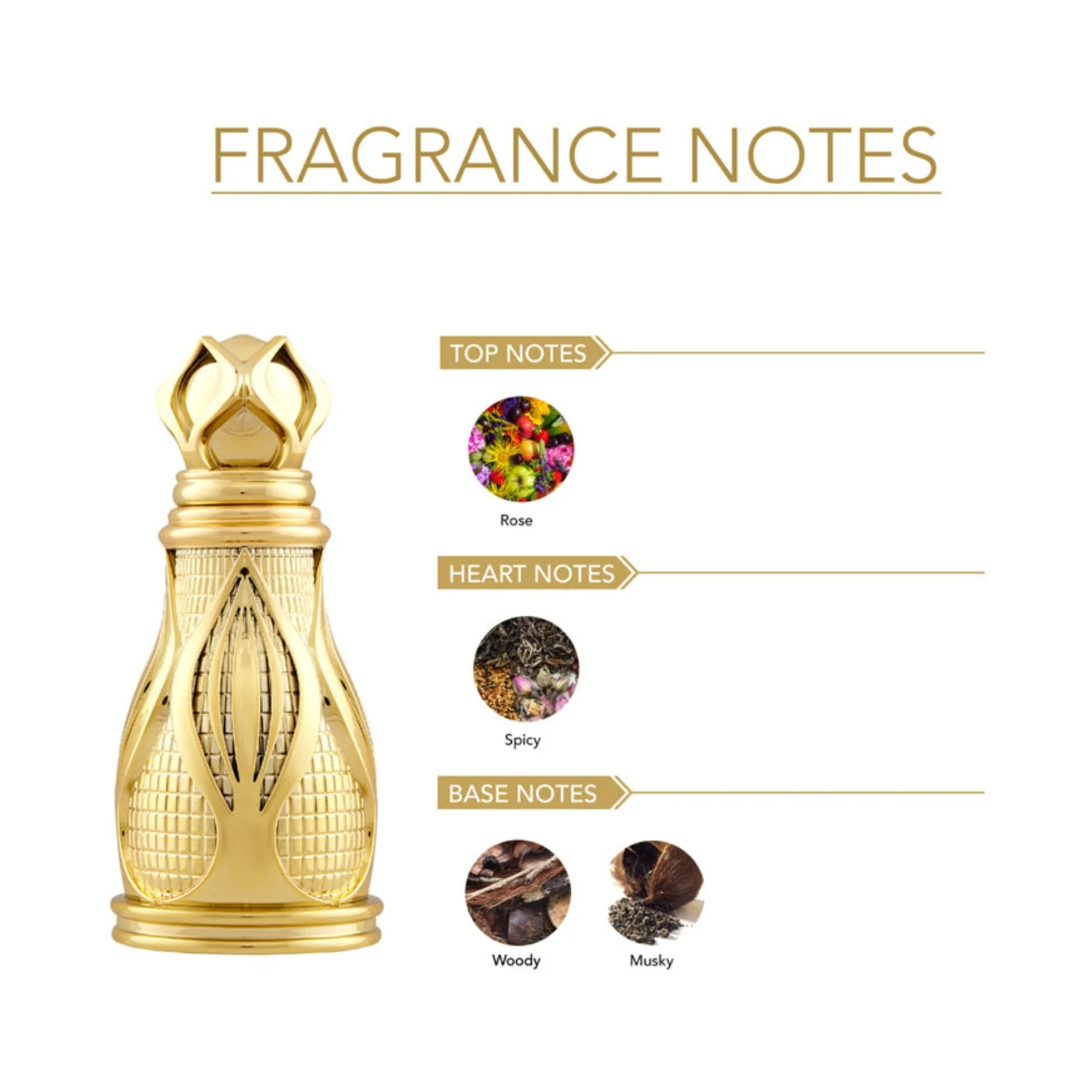 Ajmal Asher Concentrated Perfume 12ml 0.4 Fl.oz. & Khofooq Attar Gift Set 18ml 0.6 Fl.oz. | For Unisex Combo Of 2 - Image 2