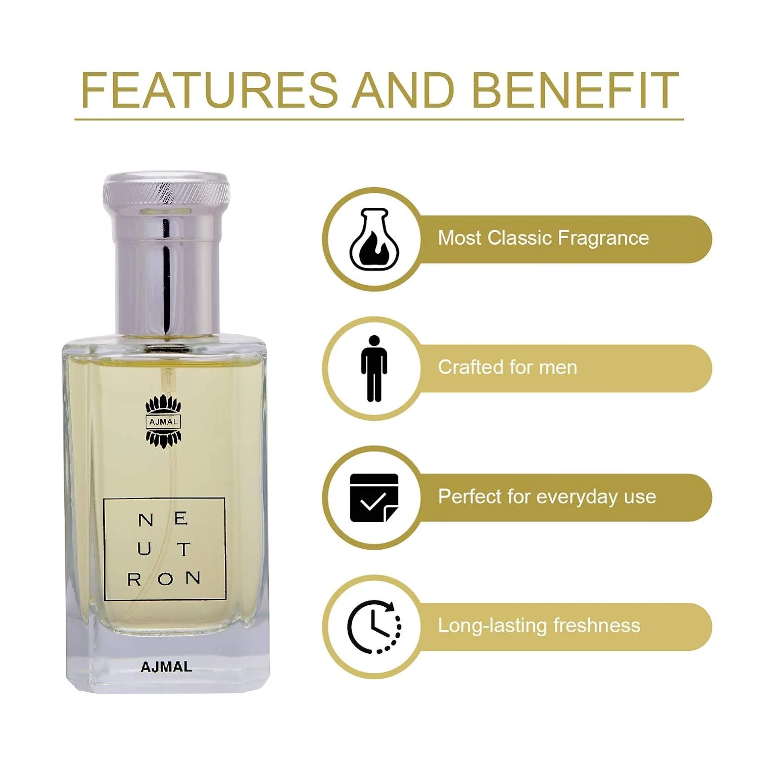 Ajmal Carbon Citrus Spicy & Neutron Fruity Eau De Parfum 100ml 3.4 Fl.oz. Each Pack Of 2 | For Men - Image 7