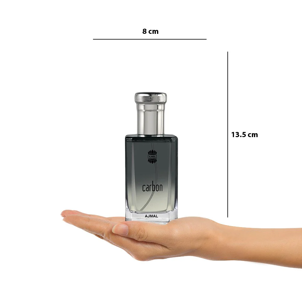 Ajmal Carbon Eau De Parfum 100ml 3.4 Fl.oz. Long Lasting Scent Spray | Gift For Men - Image 4
