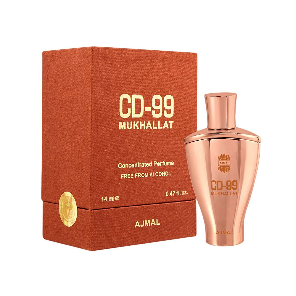 Ajmal CD-99 Mukhallat Concentrated Perfume 14ml 0.47 Fl.oz. For Unisex | Alcohol Free - Image 2