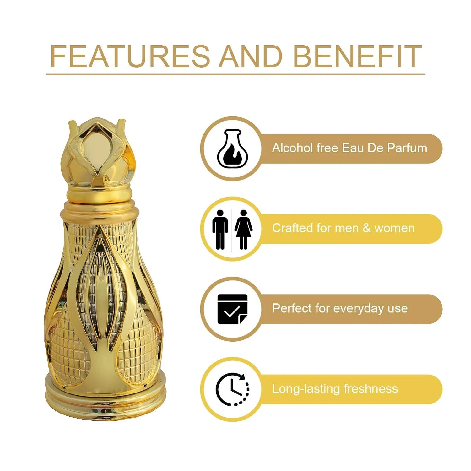 Ajmal Khofooq 18ml 0.6 Fl.oz. & Aurum Concentrated Perfume 10ml 0.3 Fl.oz. | For Men & Women - Image 5