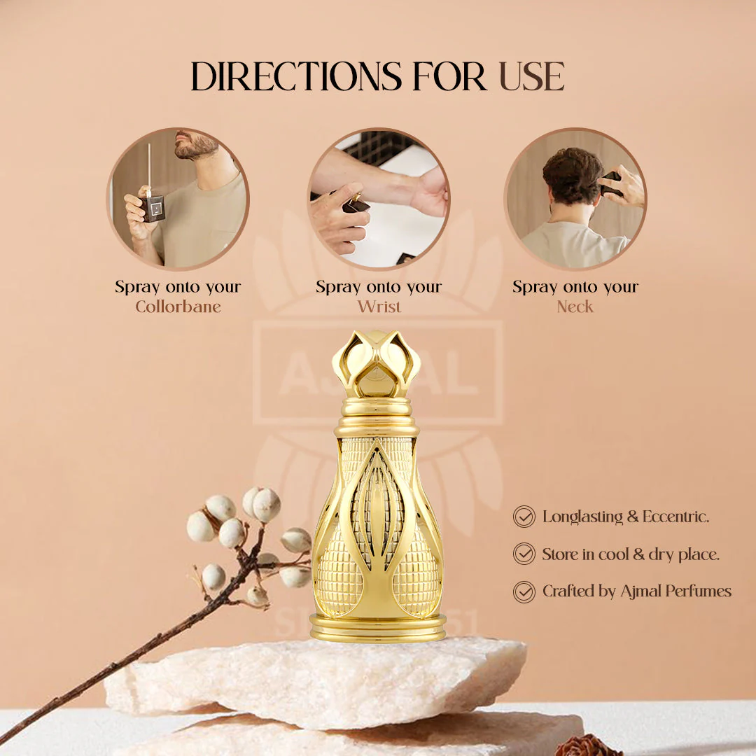 Ajmal Khofooq Concentrated Attar Perfume 18ml 0.6 Fl.oz. & Mizyaan Concentrated Attar Perfume 14ml 0.4 Fl.oz. | For Unisex | Pack Of 2 - Image 5
