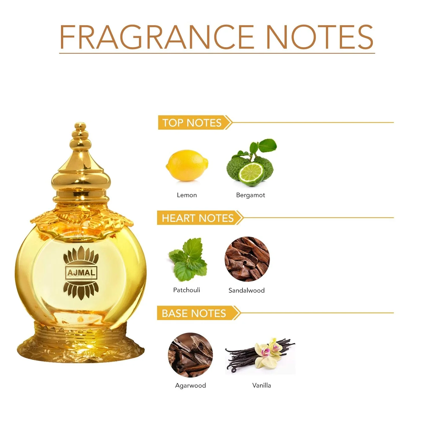 Ajmal Mukhallat Al Wafa & Musk Rose Concentrated Perfume Oil Oriental & Floral Non-alcoholic Attar For Unisex, 12ml 0.4 Fl.oz. Each Pack Of 2 - Image 2