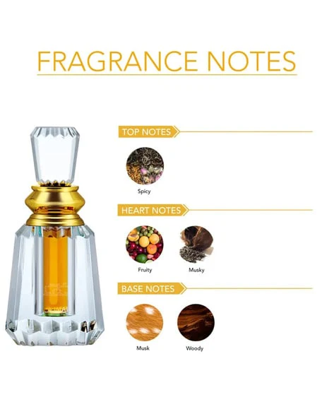 Ajmal Oudh Mukhallat 10ml 0.3 Fl.oz. & Mizyaan Cp 12ml 0.4 Fl.oz. Floral Attar For Unisex | Combo Of 2 - Image 4