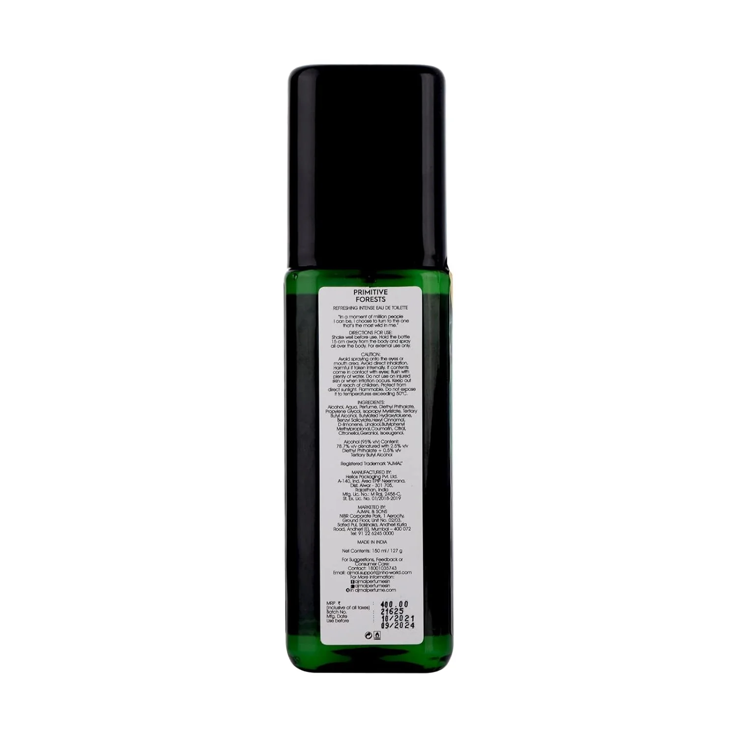 Ajmal Primitive Gift Forests Eau De Toilette Green Perfume 150ml 5 Fl.oz. Long Lasting | Gift For Men And Women - Image 4