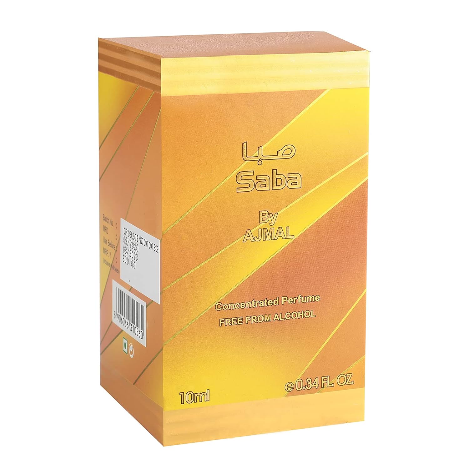 Ajmal Saba Concentrated Attar Perfume Oil 10ml 0.3 Fl.oz. | For Men & Women | Free From Alcohol - Image 3