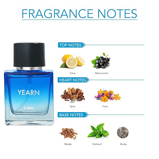 Ajmal Yearn For Men & Aretha For Women Eau De Parfum 50ml 1.6 Fl.oz. Each Pack Of 2 - Image 5