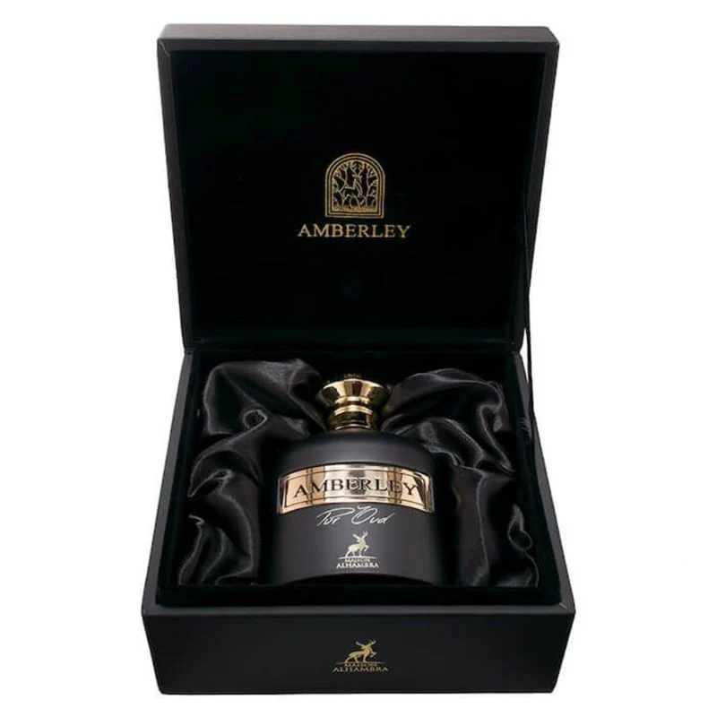 AMBERLEY PUR OUD BY MAISON ALHAMBRA EAU DE PARFUM 100ML 3.4 FL.OZ. FOR UNISEX - Image 3