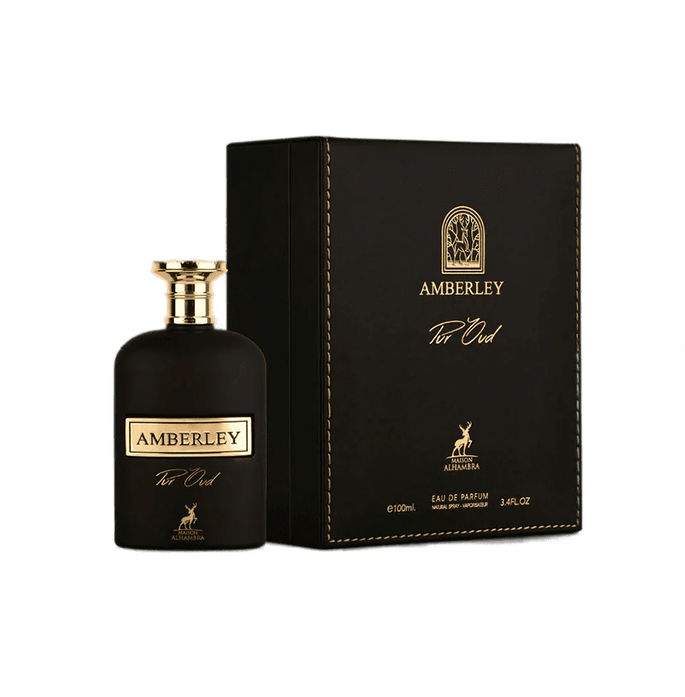 AMBERLEY PUR OUD BY MAISON ALHAMBRA EAU DE PARFUM 100ML 3.4 FL.OZ. FOR UNISEX - Image 4