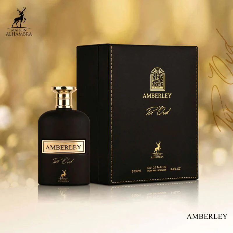 AMBERLEY PUR OUD BY MAISON ALHAMBRA EAU DE PARFUM 100ML 3.4 FL.OZ. FOR UNISEX - Image 5