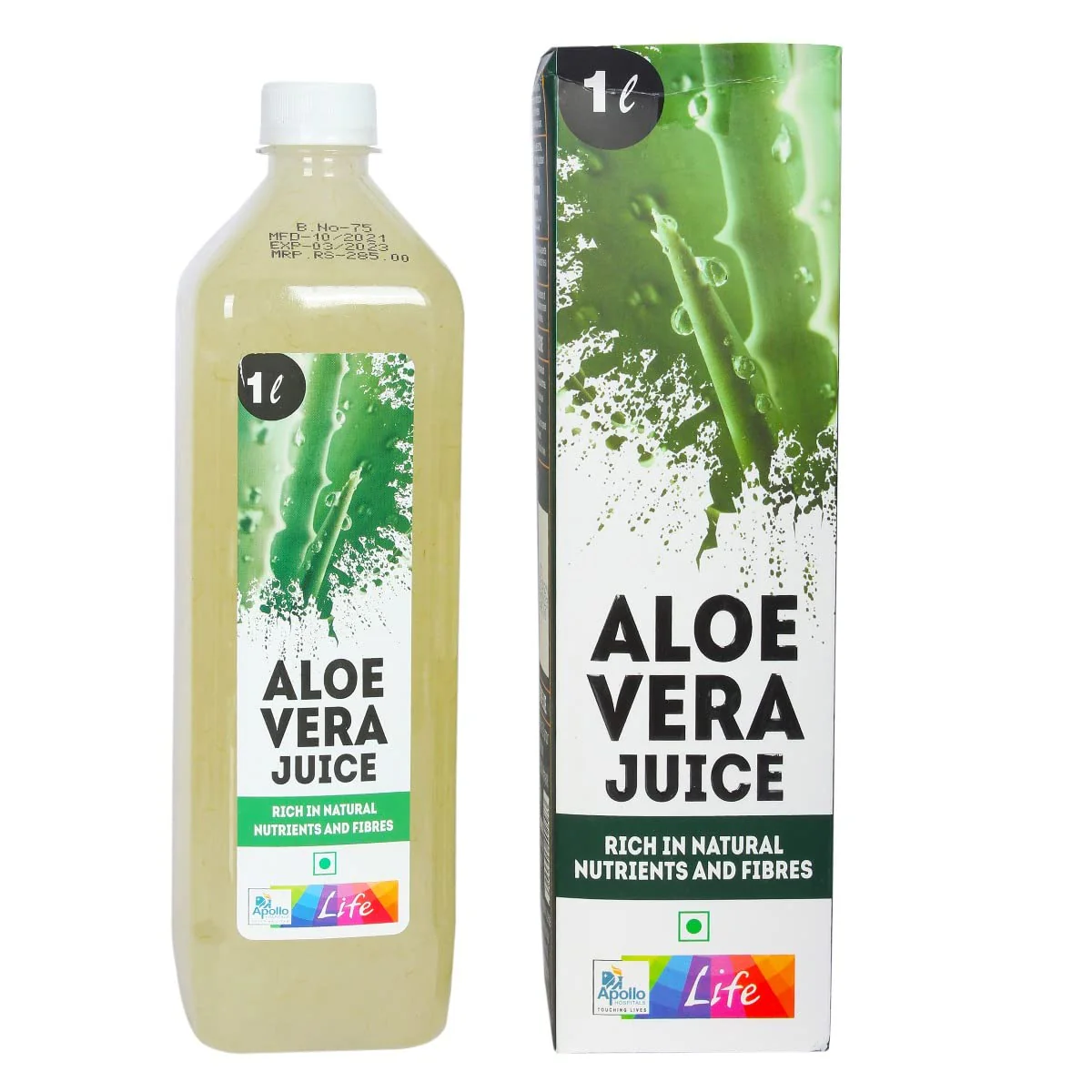 Apollo Life Aloe Vera Juice, Contains Vitamin A, B1, B2, B6 & B12, Folic Acid, And Niacin | 1 Litre 2.2lbs - Image 3