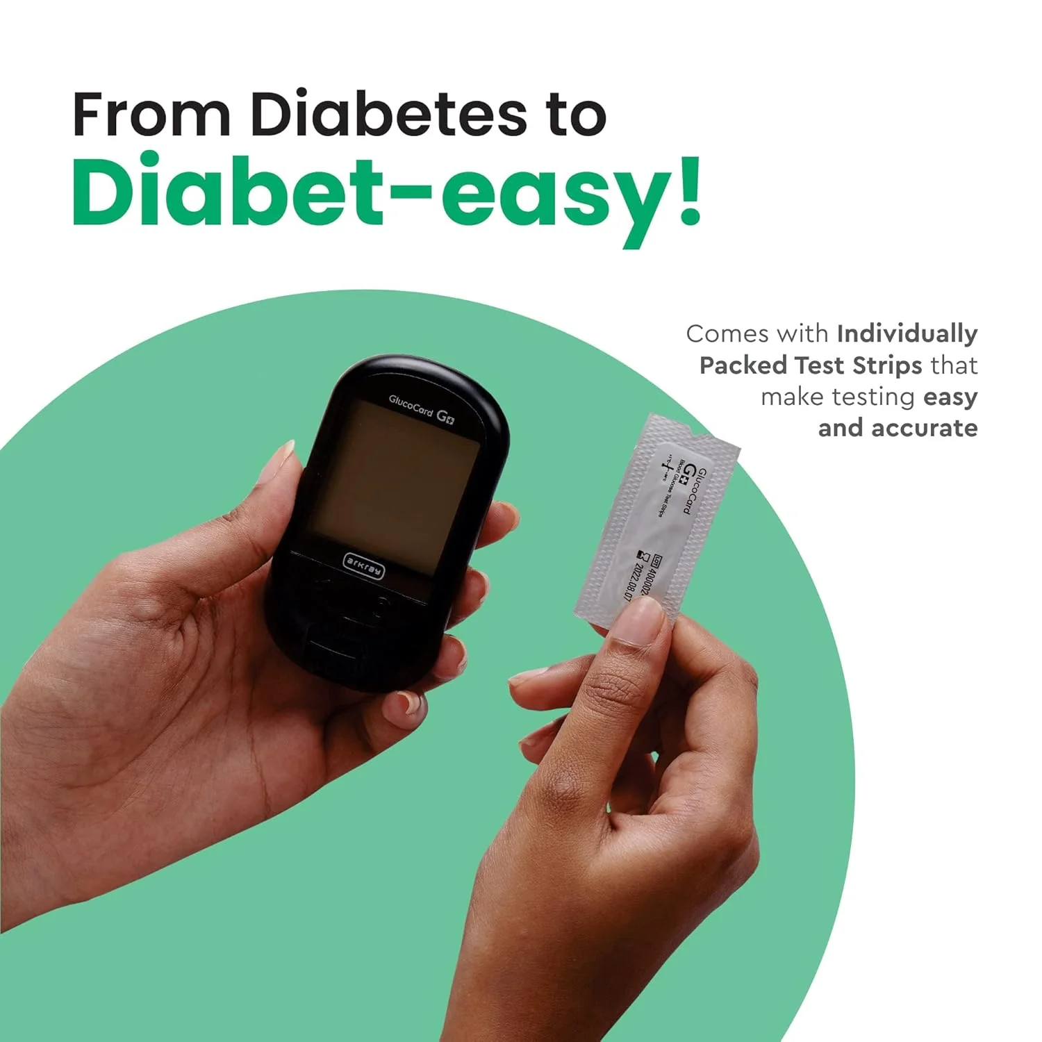 Arkray Glucocard G + Blood Glucose Test Strips | Individually Packed | Pack of 50 - Image 5