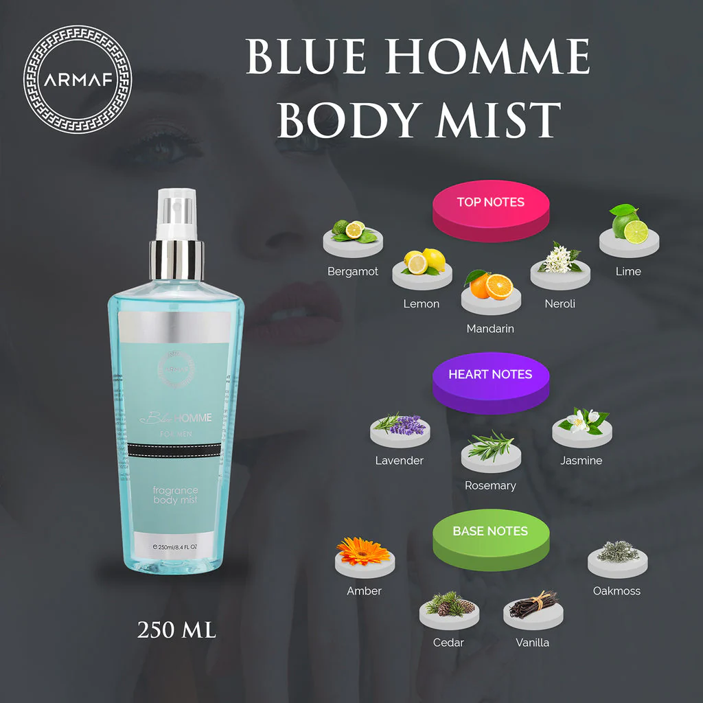 ARMAF BLUE HOMME MIST 250ML 8.4 FL.OZ. - Image 4