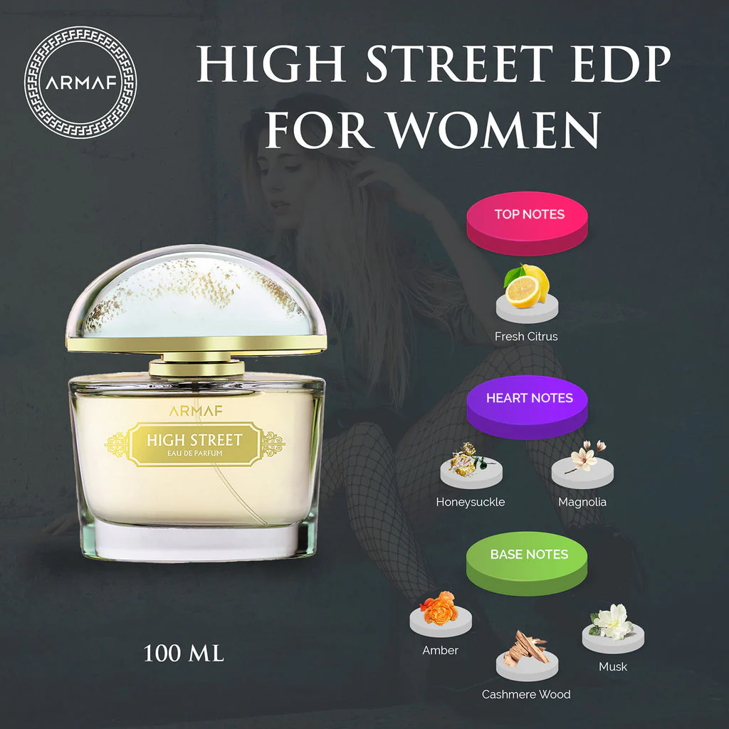 ARMAF HIGH STREET EAU DE PARFUM 100ML 3.4 FL.OZ. - Image 5