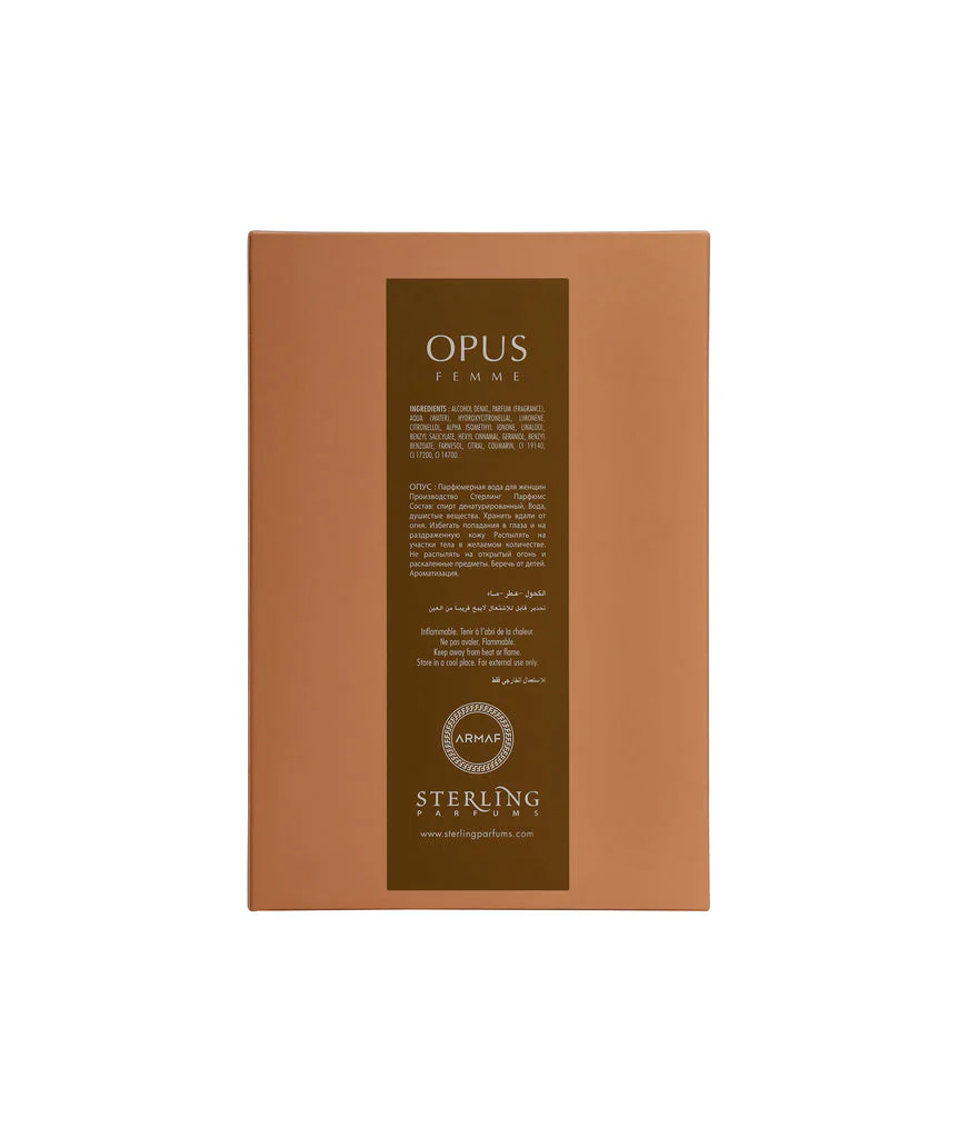 ARMAF OPUS WOMEN PERFUME 100ML 3.4 FL.OZ. - Image 5