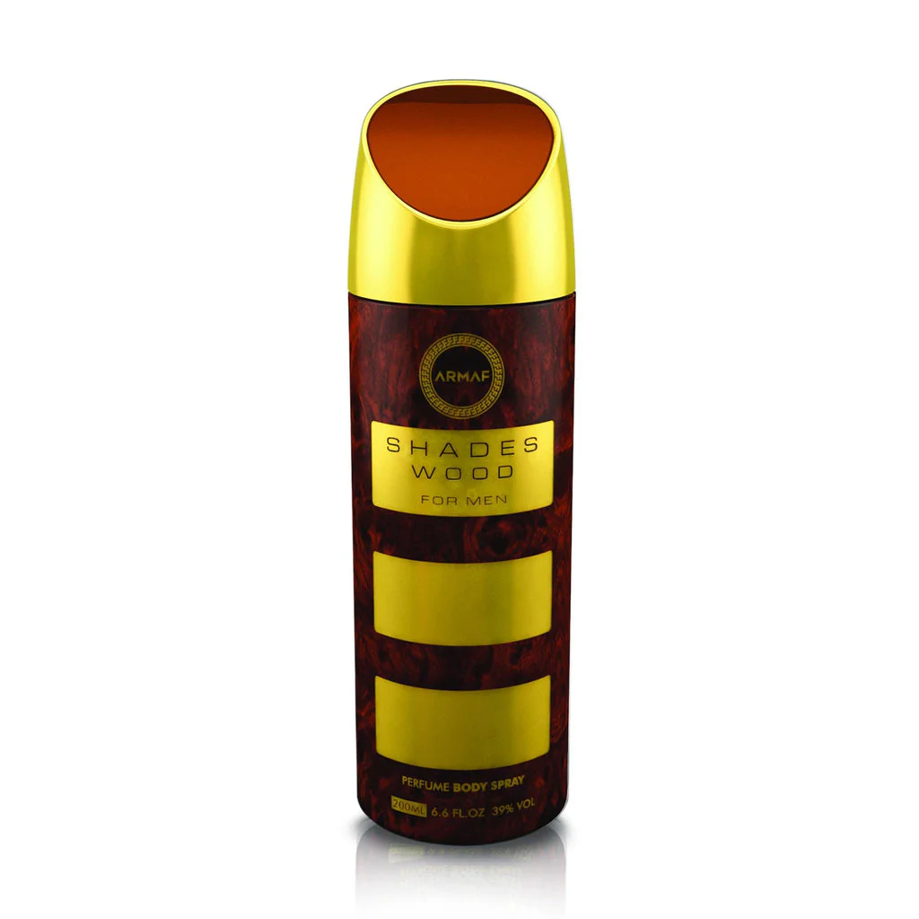 Armaf Shades Wood For Men Perfume Body Spray 200ml 6.7 Fl.oz. Long Lasting | Daily Wear | Alcohol Free - Image 2