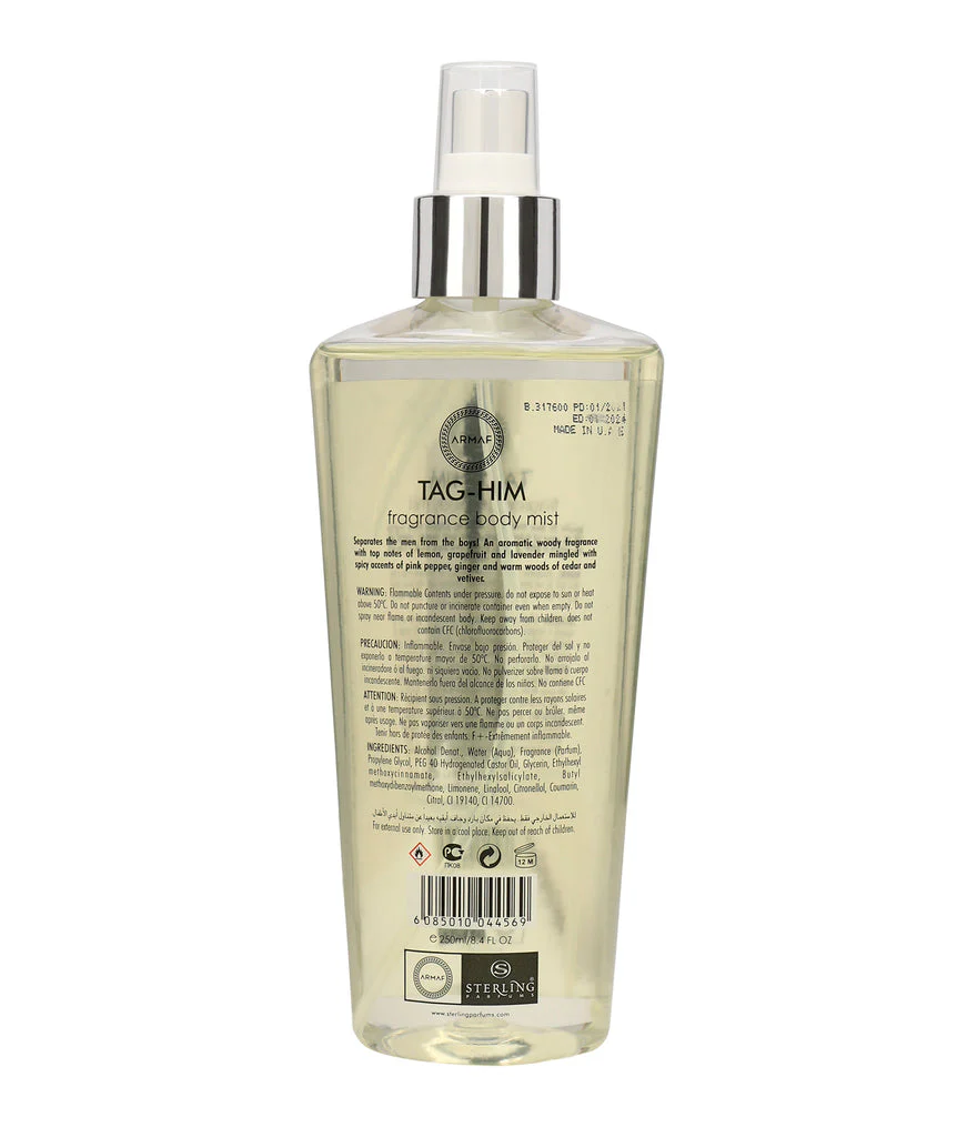 ARMAF TAG HIM MIST 250ML 8.4 FL.OZ. - Image 3