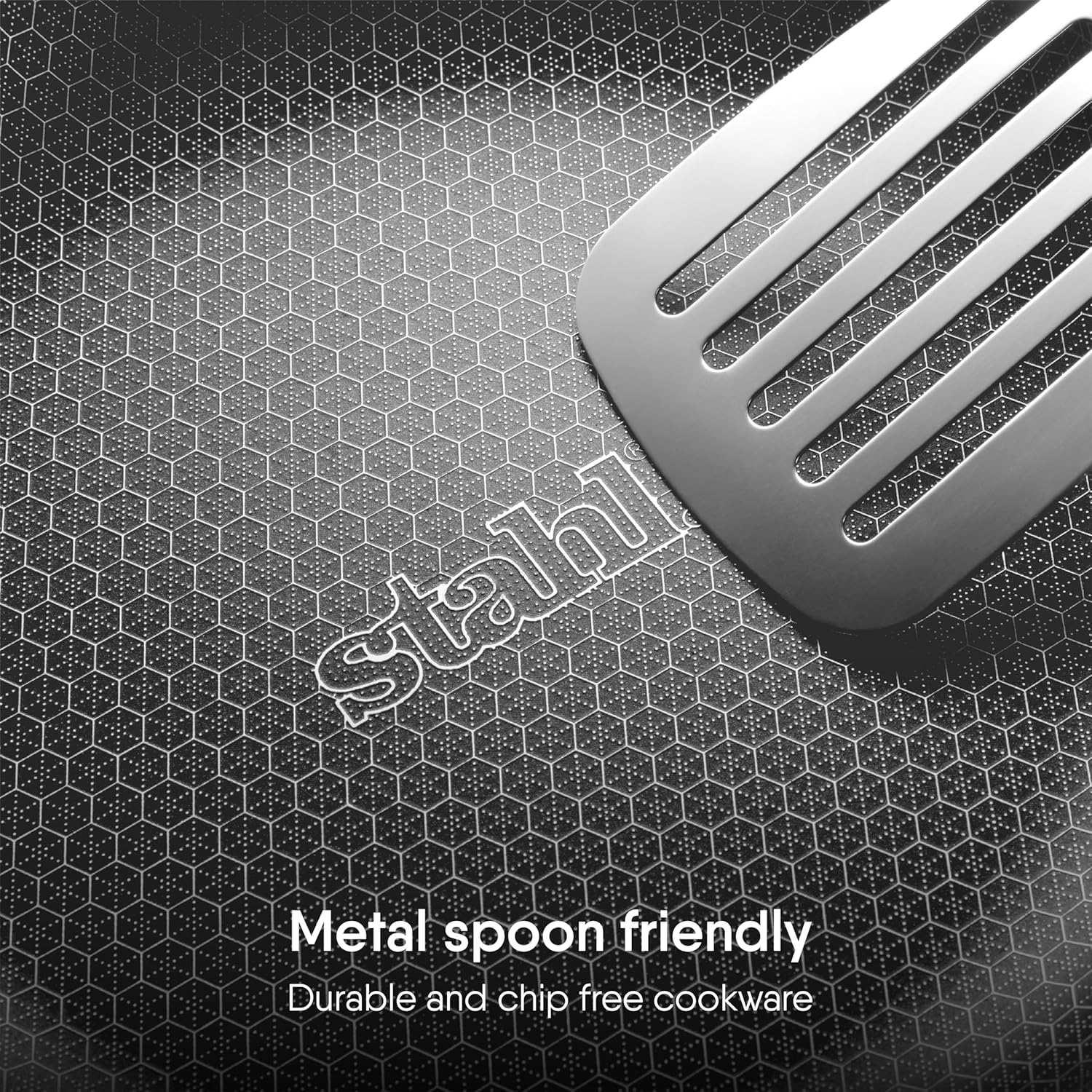 Artisan Hybrid Triply Non Stick Tasla With Lid, 3.3 Liters | Stainless Steel Kadai Or Tasla For Cooking - Triply Kadhai Or Tasla Metal Spatula Friendly, Induction & Gas Stove Compatible, 26 Cm - Image 4