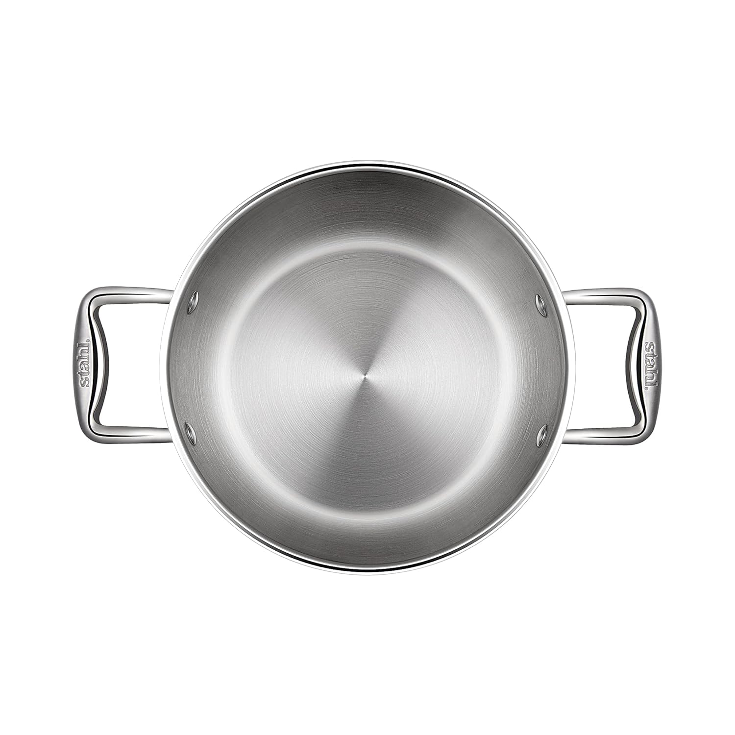 Artisan Triply Stainless Steel Sauce Pot Or Casserole With Lid | Induction Biryani Handi - 1 Liter, 14cm - Image 5