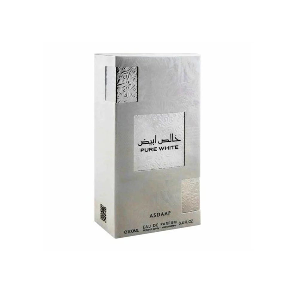 Asdaaf Pure White Eau De Parfum 100ml 3.4 Fl.oz. Unisex Fragrance | Long Lasting | Party Wear - Image 2