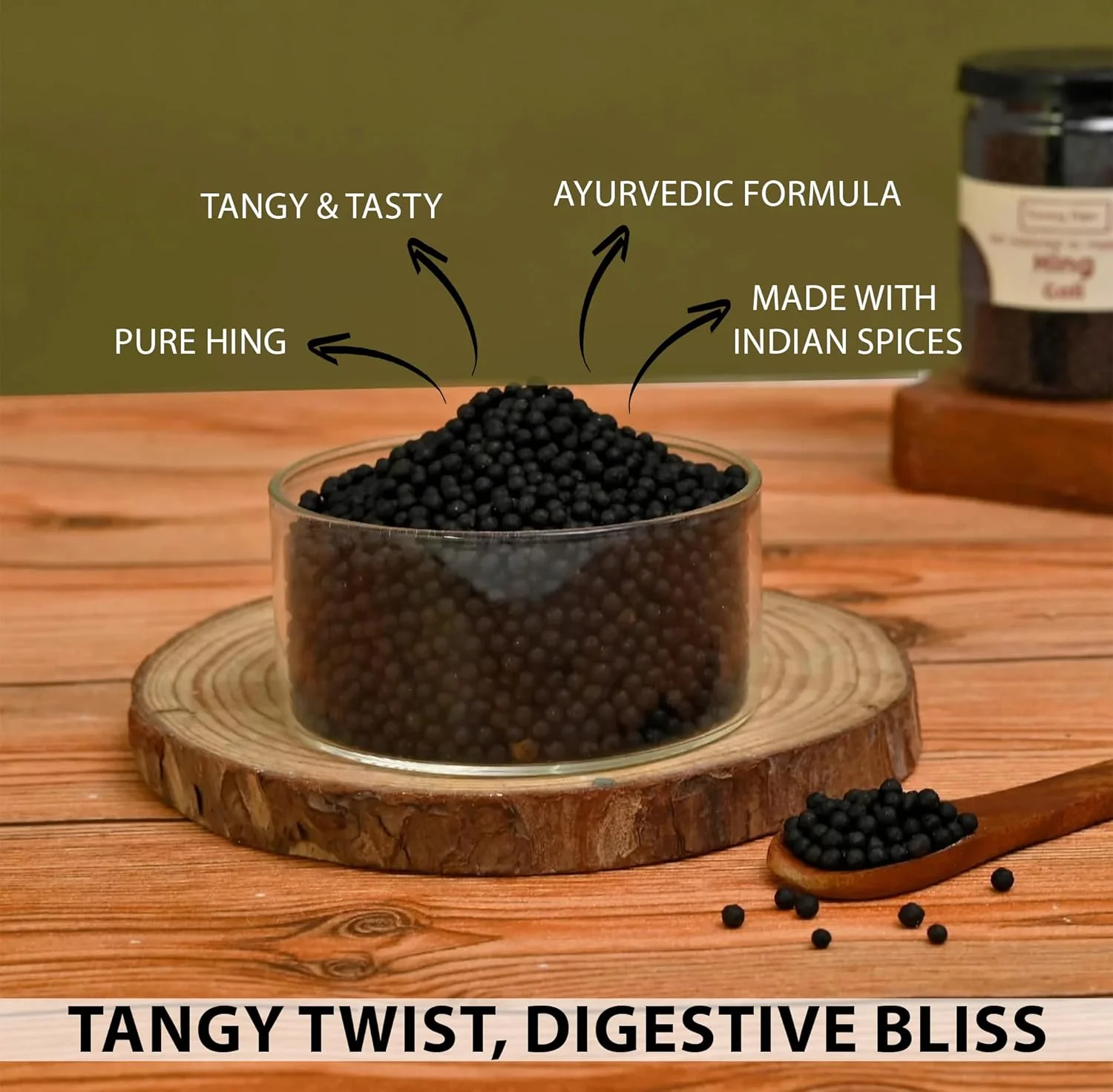 Atman Farm Hing Goli 200gm, (100gm *2) | Natural Digestive Goli Tasty Bites With Real Heeng | Box Pack - Image 3