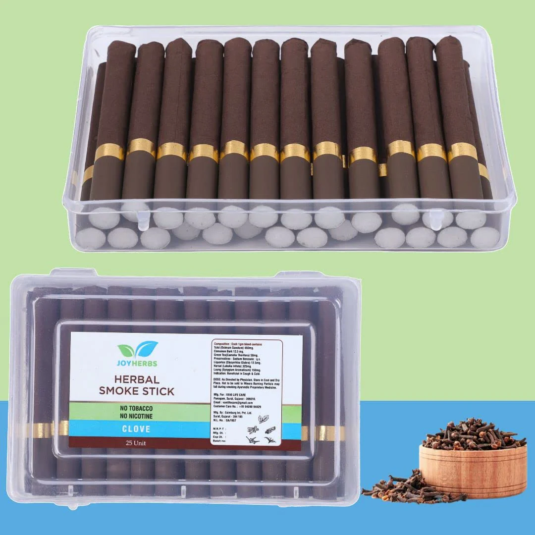 Ayurvedic Herbs Cigarette 1 Pack Of 25 Sticks / Clove Herbal Cigarette Smokes - Nicotine Free & Tobacco Free Alternative - Image 7