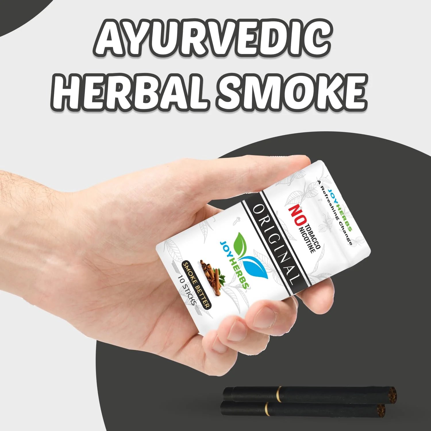 Ayurvedic Herbs Tobacco Alternatives | Non Addictive, Clove, Original & Paan Flavour Smoke 10 Sticks Each - Tobacco & Nicotine Free - Image 6